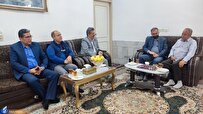 دیدار دانشگاهیان دانشگاه آزاد کاشمر با ۵ خانواده جانباز دوران دفاع مقدس
