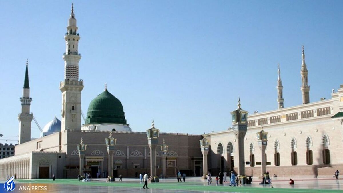 مسجدالنبی (ص) در آستانه ماه رمضان مملو از جمعیت شد+ فیلم