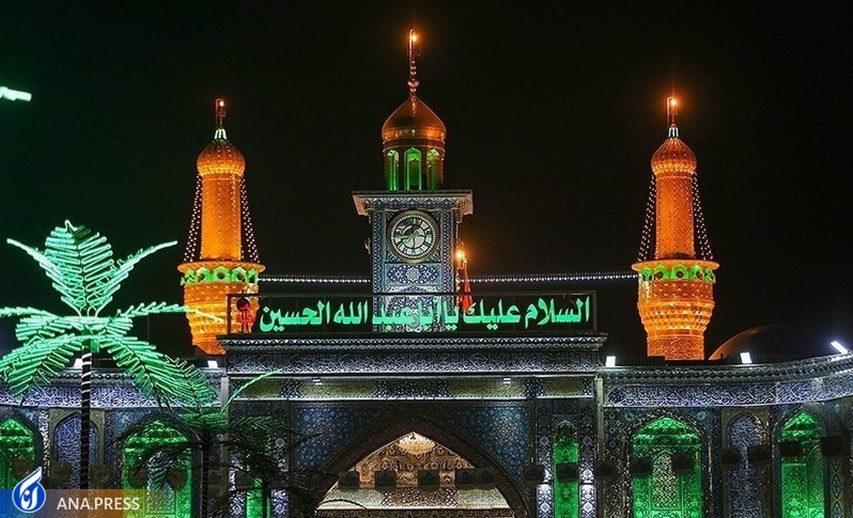 شستوشوی حرم امام حسین (ع) به مناسبت حلول ماه شعبان+ فیلم