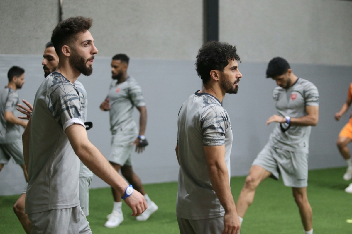 برگزاری تمرین ۶۰ دقیقهای پرسپولیس در سالن
