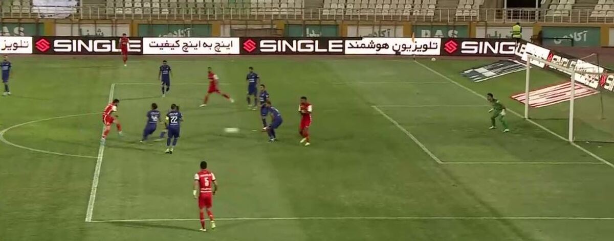 گل دوم پرسپولیس به هوادار توسط سعید صادقی+فیلم