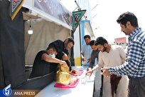 خدمترسانی دانشگاهیان به زائران پاکستانی در موکب شهدا