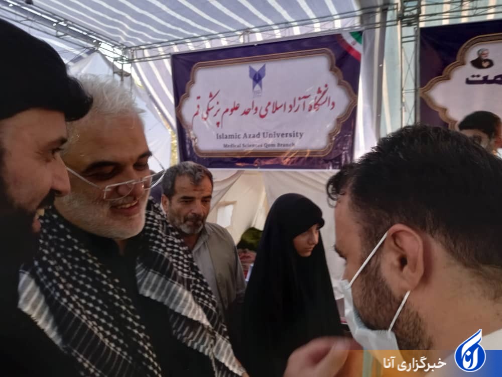 حضور رئیس دانشگاه آزاد اسلامی در موکب منتظران ظهور قم+عکس حضور رئیس دانشگاه آزاد اسلامی در موکب منتظران ظهور قم+عکس