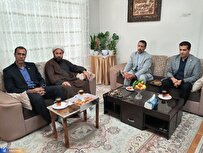 دیدار دانشگاهیان دانشگاه آزاد اسلامی انزلی با خانواده شهید آهنینجان