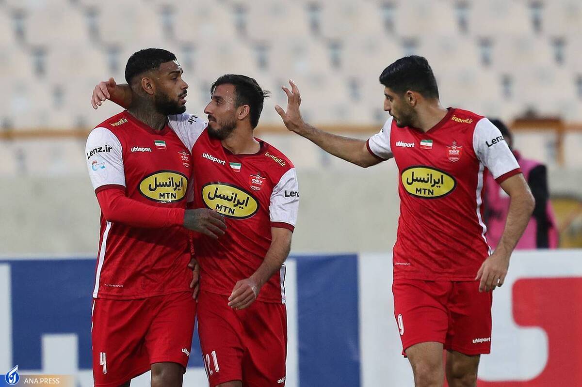 پیروزی پرسپولیس مقابل مس در نیمه اول