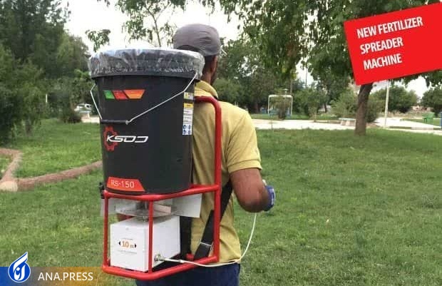 دستگاهی که کودریزی و بذرپاشی را آسان می‌کند