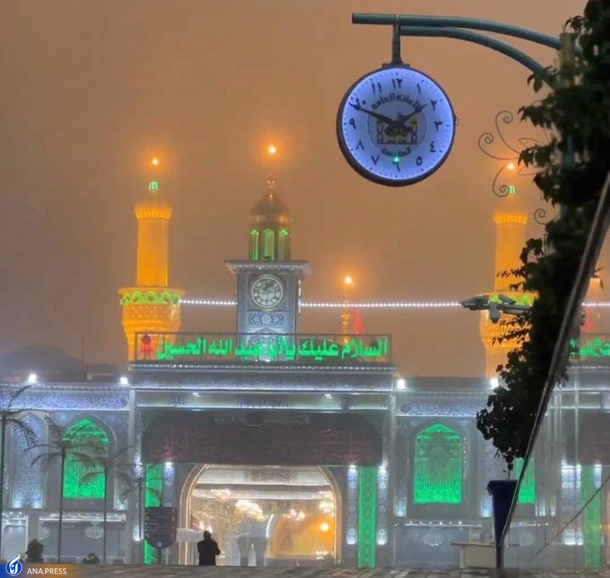مهگرفتگی در کربلا ادامه دارد + عکس و فیلم