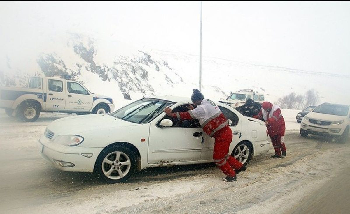 ۲۳ استان متاثر از برف، کولاک و آبگرفتگی