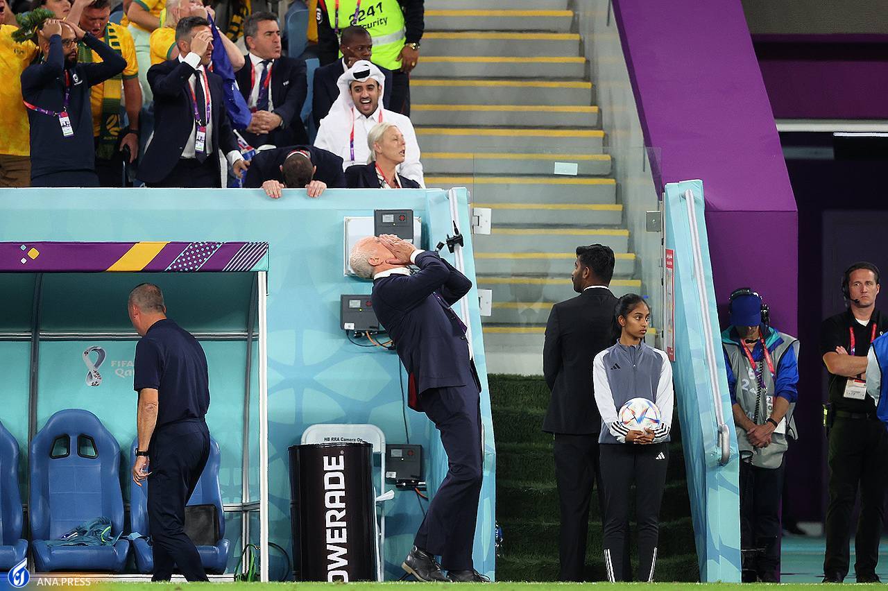 تصاویر جذاب و مهیج از پیروزی فرانسه مقابل استرالیا
