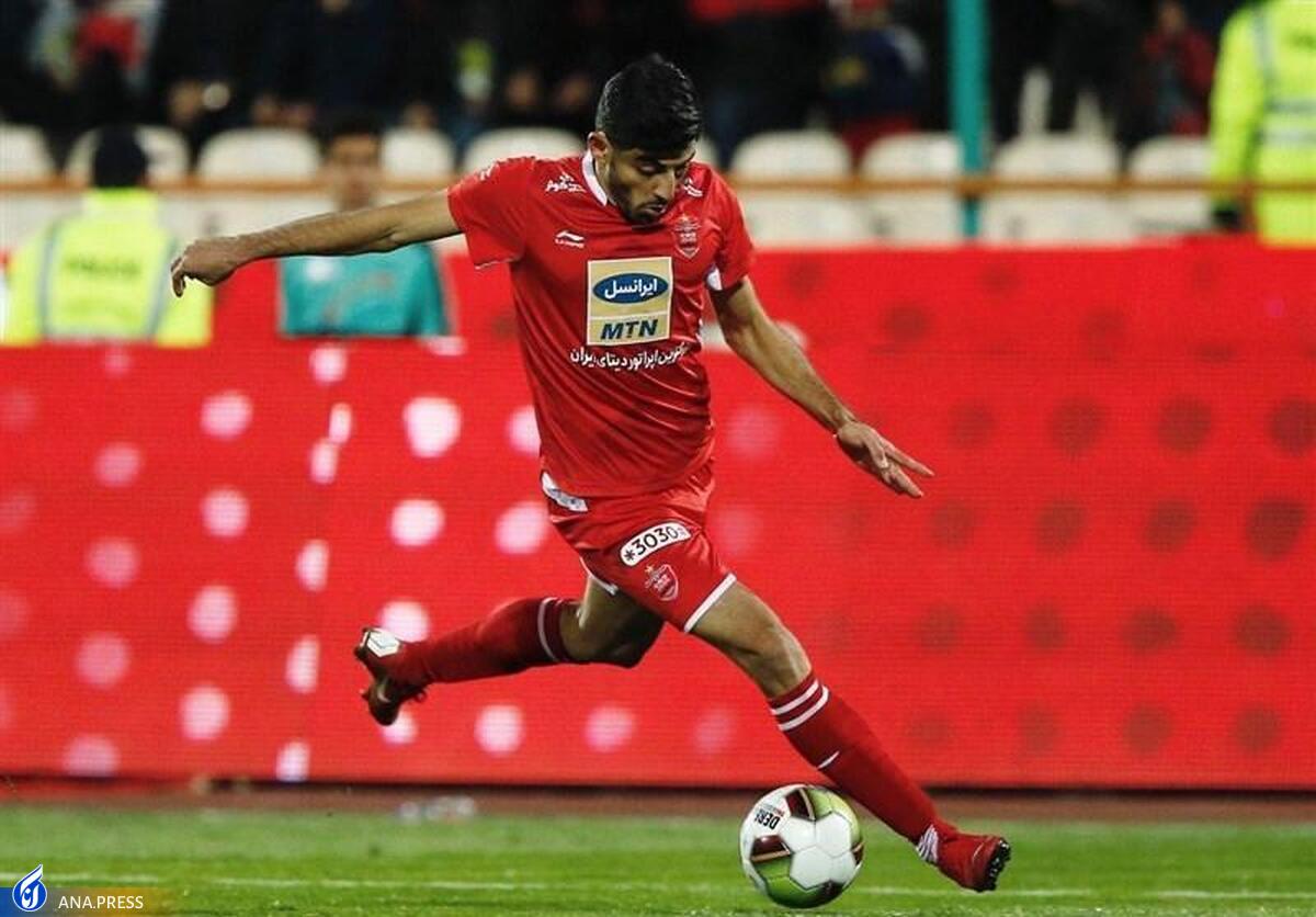 وینگر ملی پوش پرسپولیس در تدارک سفر به فوتبال یونان