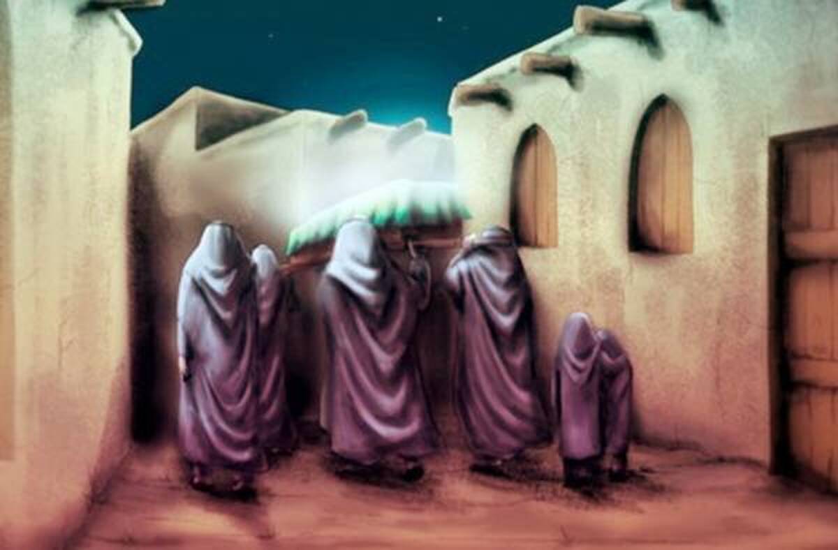 درد دل حضرت علی (ع) با پیامبر اکرم (ص) در زمان خاکسپاری حضرت فاطمه (س)