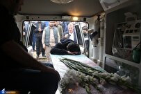 وداع عاشقانه دانشجویان واحد آیتالله آملی با شهید گمنام
