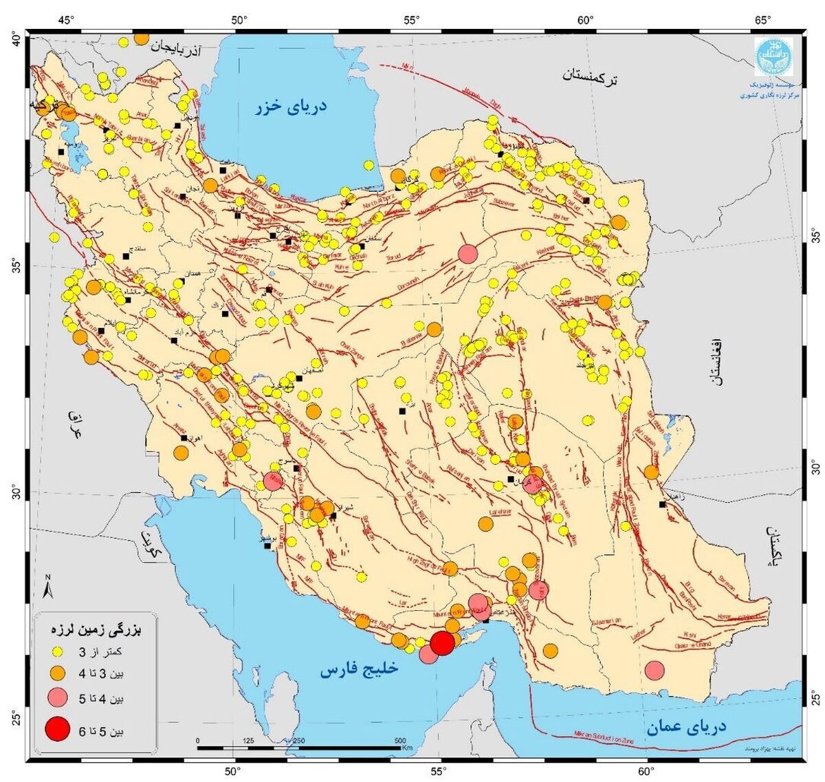 خراسان رضوی رکوردار وقوع زلزله شد
