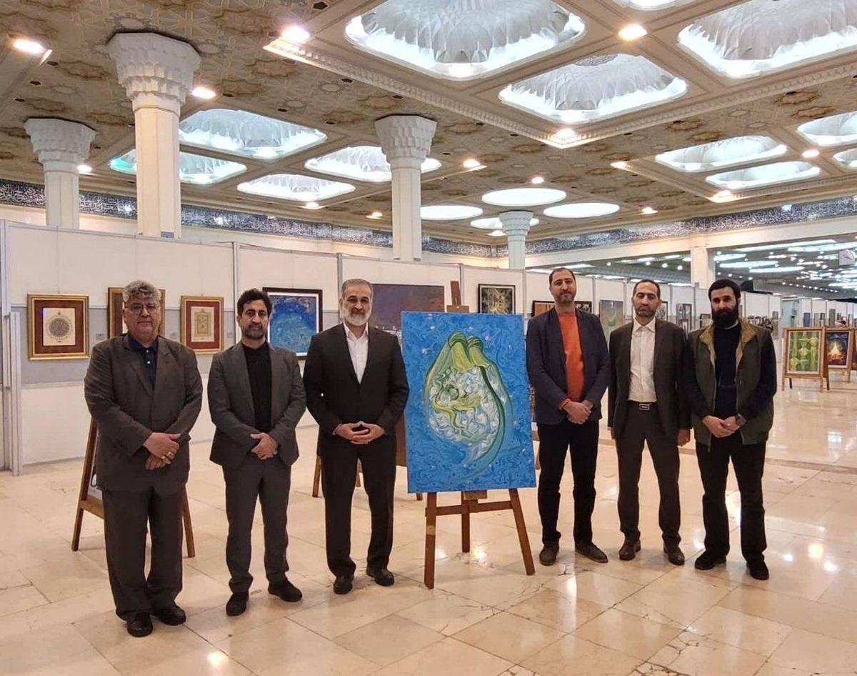«أَحْسَنَ الْحَسَن» با حضور مدیرکل هنرهای تجسمی رونمایی شد