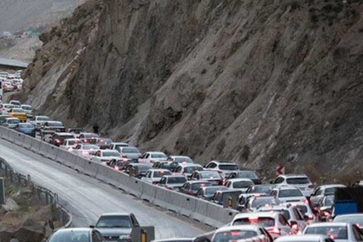 بار ترافیکی سنگین در محور کندوان در حال تخلیه است