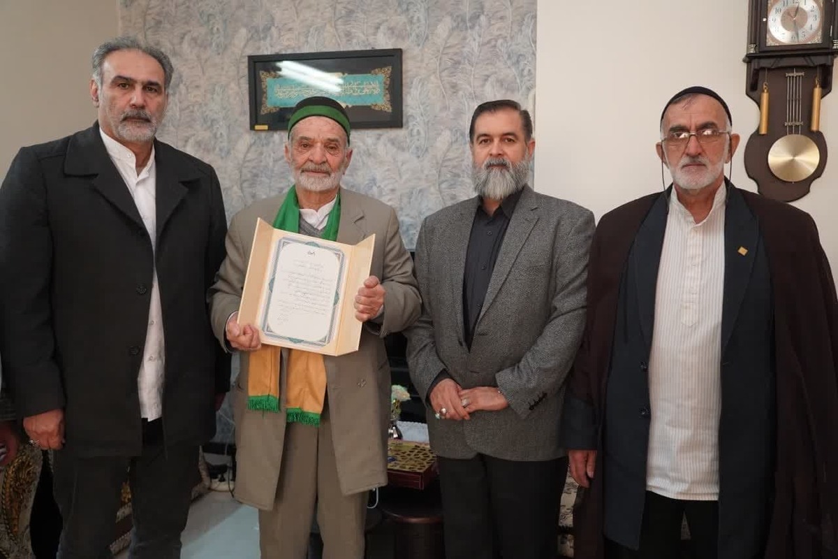 دیدار و عیادت از پیرغلامان حسینی در تهران