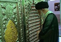 روایت تصویری از تشرف رهبر انقلاب به بارگاه مطهر امامزاده علی بن محمد باقر(ع)