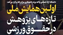 مشارکت ۱۳۰ پژوهشگر در نخستین همایش ملی حقوق ورزشی/ ۸۰ مقاله دریافت شد