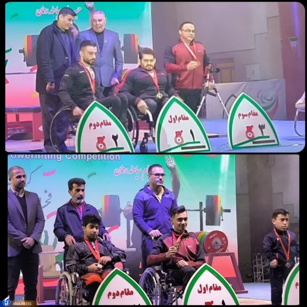 دو مقام خوزستانی‌ها در مسابقات وزنه‌برداری جانبازان و توان‌یابان قهرمانی کشور