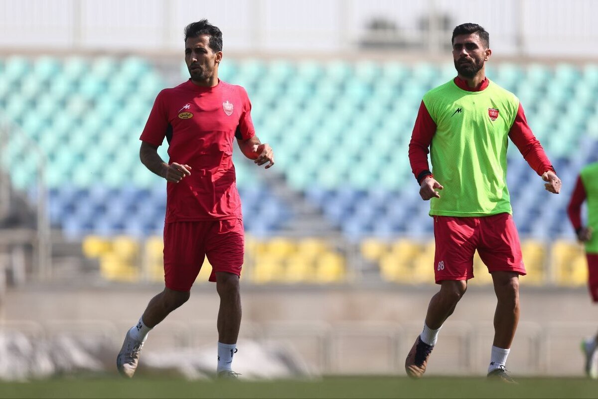 تمرین پرسپولیس در غیاب بیرانوند و کنعانیزادگان