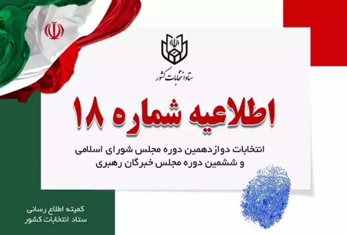 آغاز رأیگیری از ساعت ۸ صبح فردا / متولدین ۱۱ اسفند ۸۴ و قبل واجد شرایط هستند