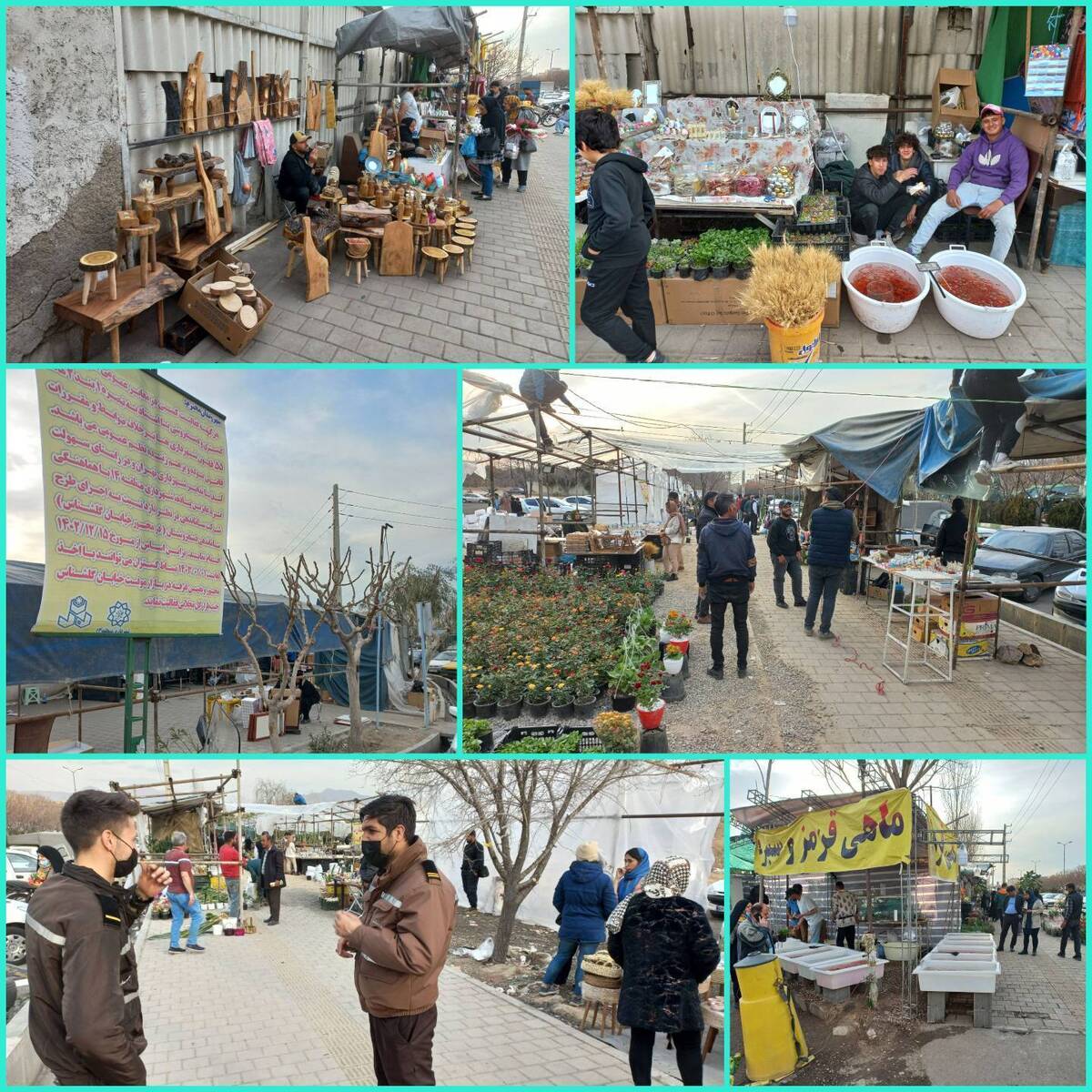 ساماندهی دستفروشان با برپایی بازارچه عیدانه