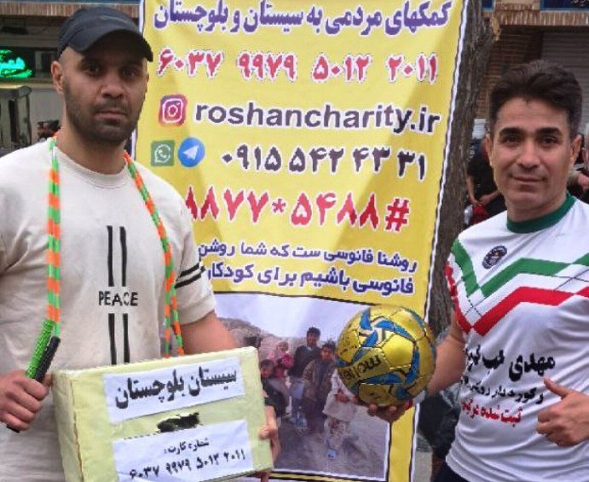 حب درویش با روپایی به کمک سیل زدگان شتافت+فیلم و تصاویر