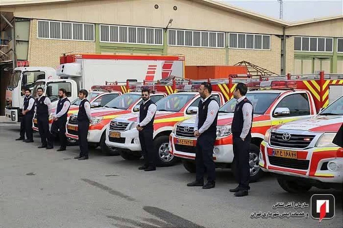 خدمت رسانی آتش نشانان تهرانی به زائران مسجد مقدس جمکران