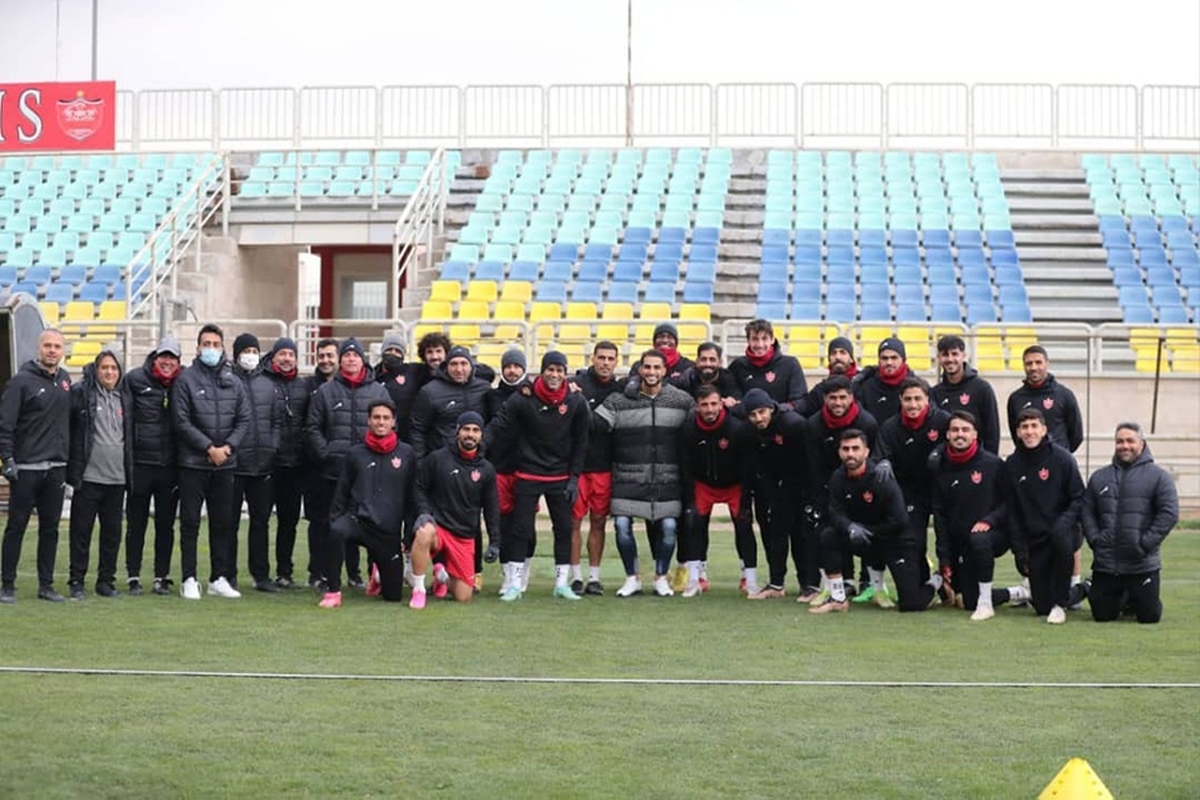 خداحافظی شهاب زاهدی با پرسپولیس در ورزشگاه شهید کاظمی