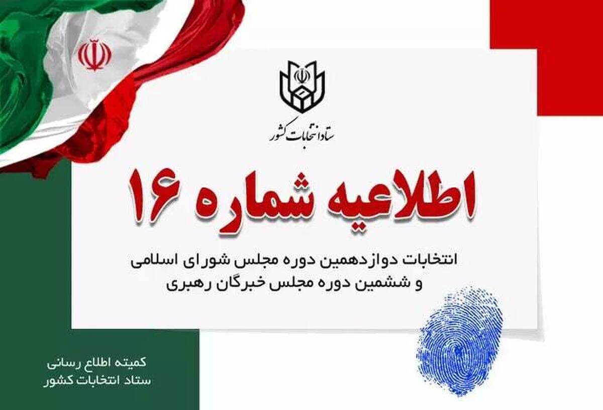 فهرست انتخاباتی به ستاد انتخابات کشور یا فرمانداریها اعلام شود