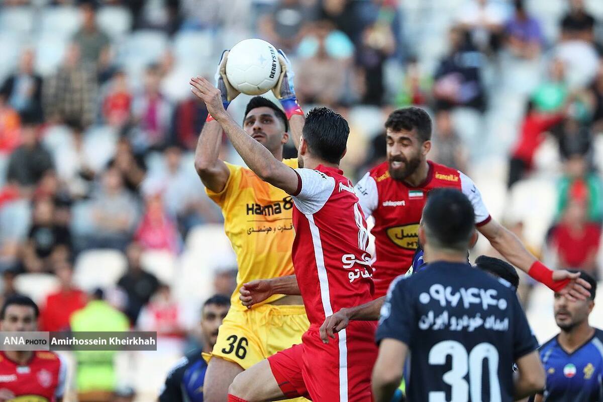 توقف پرسپولیس مقابل پیکان در نیمه اول