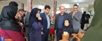 آغاز کار نمایشگاه صنایع خلاق و هنرهای دستی در دانشگاه آزاد ورامین