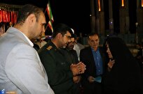 ۲ مادر شهید مفقودالاثر میهمان شهدای گمنام دانشگاه آزاد گچساران