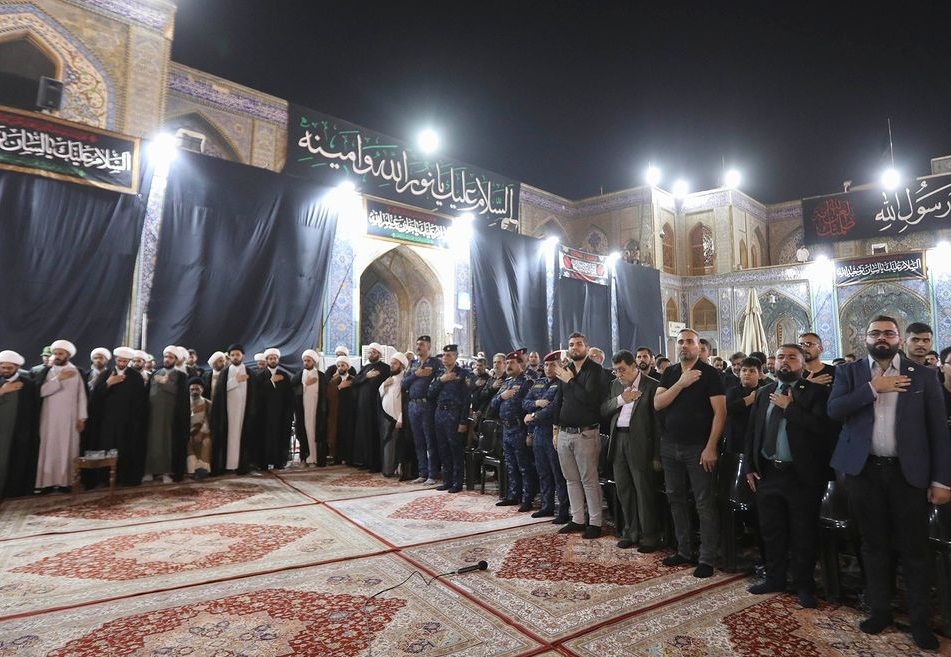برپایی عزاداری در کاظمین+ عکس و فیلم
