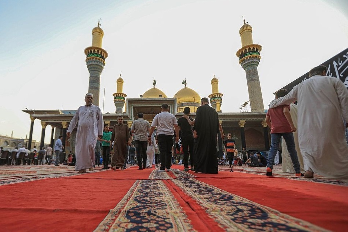 برپایی عزاداری در کاظمین+ عکس و فیلم