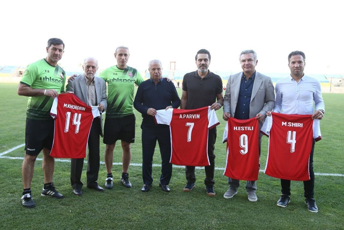 پروین میهمان ویژه پرسپولیس در تمرین امروز