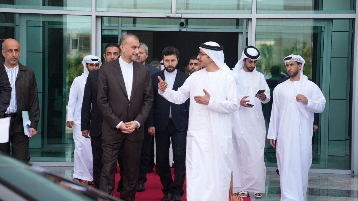 امیرعبداللهیان با وزیر خارجه امارات دیدار و گفتوگو کرد