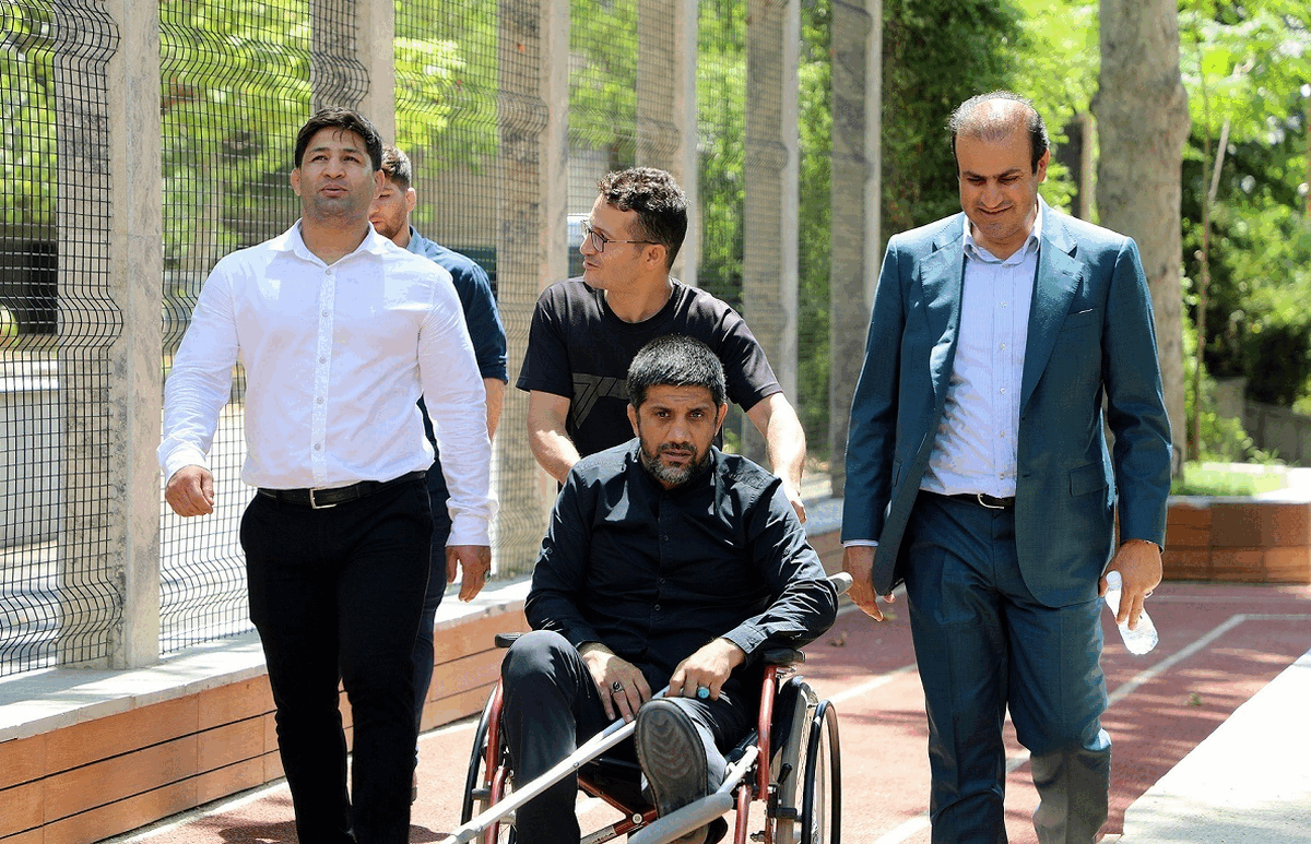 دیدار عبدولی با دبیر در کمپ تیمهای ملی کشتی