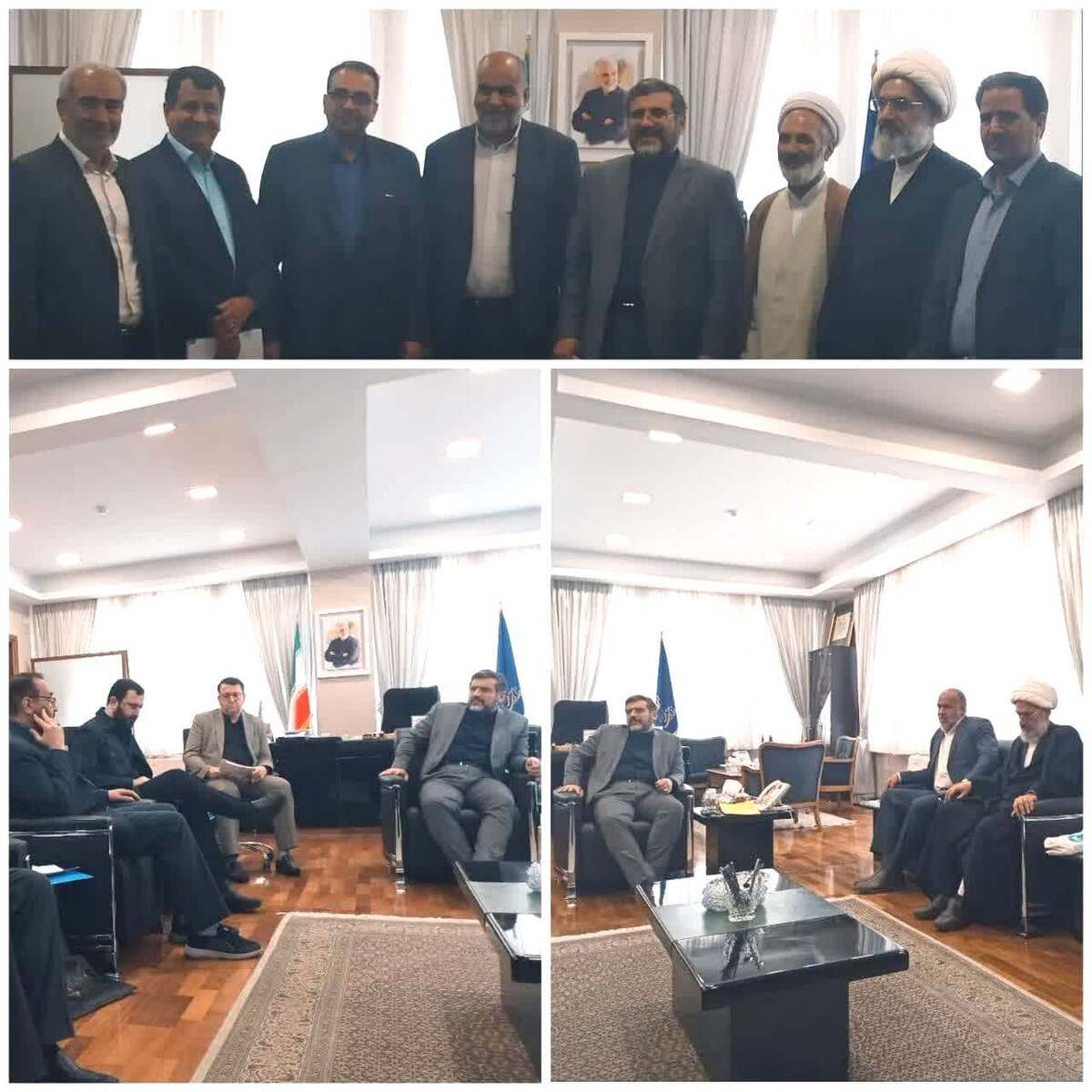 دیدار اعضای هیئت علمی کنگره بینالمللی علامه بهابادی با وزیر فرهنگ و ارشاد اسلامی