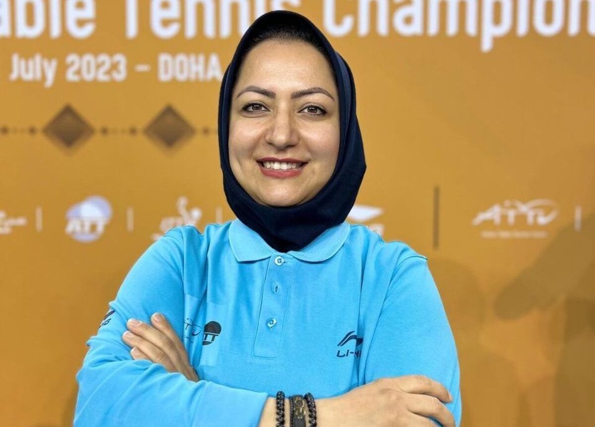 بانوی ایرانی نشان آبی فدراسیون جهانی تنیس روی میز را تصاحب کرد