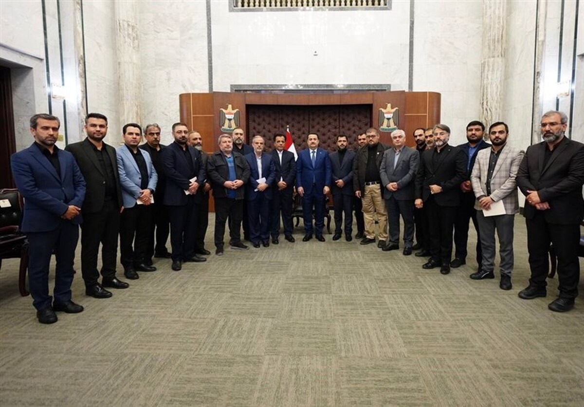 هیئت رسانهای ایران با السودانی دیدار کرد تقدیر از دولت عراق برای تسهیل زیارت اربعین+ فیلم