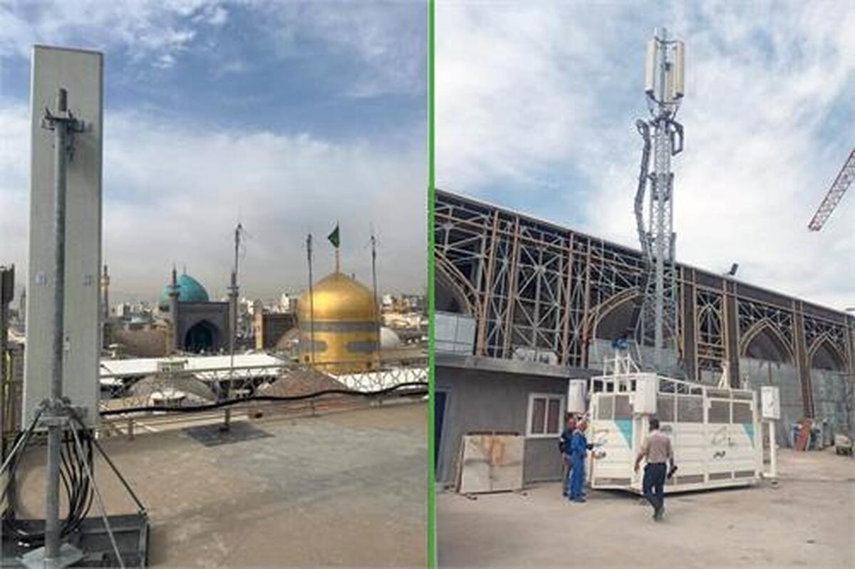 سایتهای حرم مطهر رضوی به فیبر نوری مجهز شدند