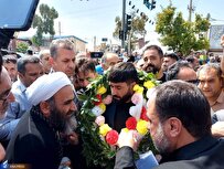 استقبال-مردمی-از-فرزاد-بادپا-قهرمان-فداکار-شاهچراغ-در-ممسنی-عکس-و-فیلم