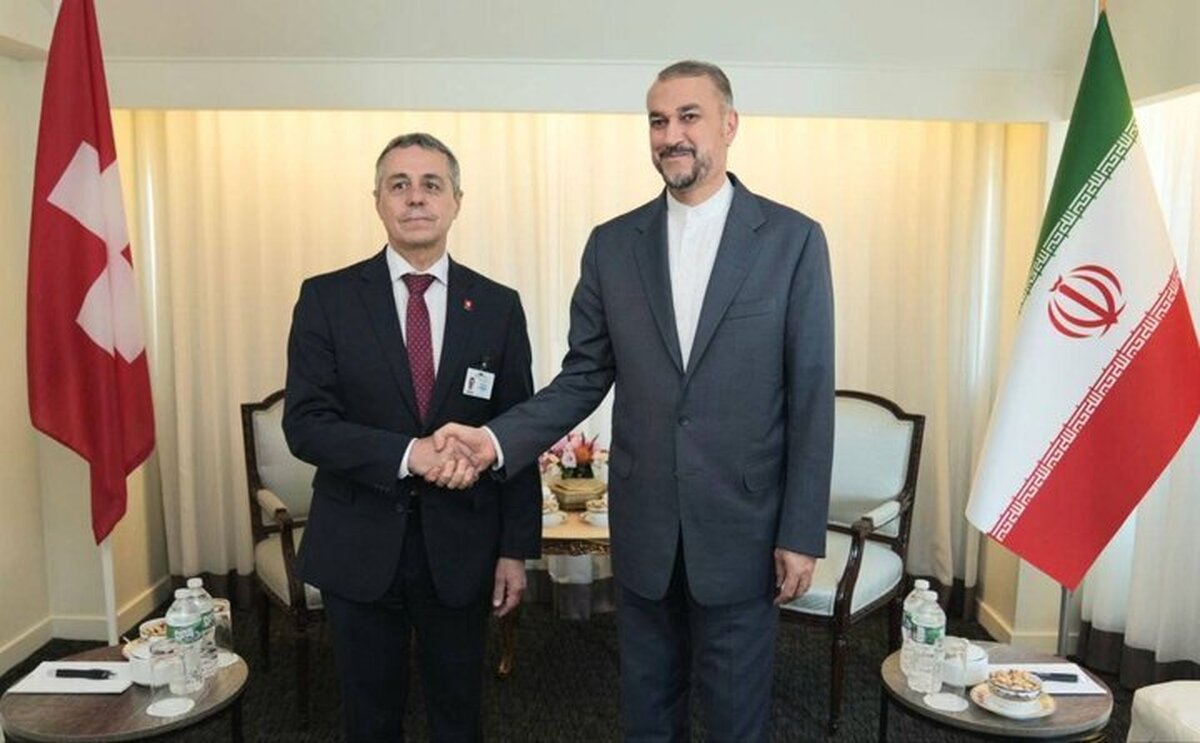 وزیران خارجه ایران و سوئیس دیدار و گفتوگو کردند