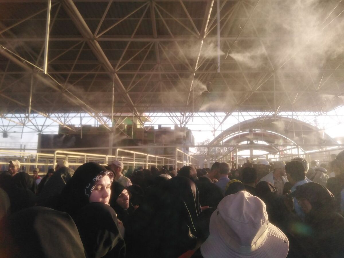تردد زائران اربعین از مرز خسروی روان است+ عکس و فیلم