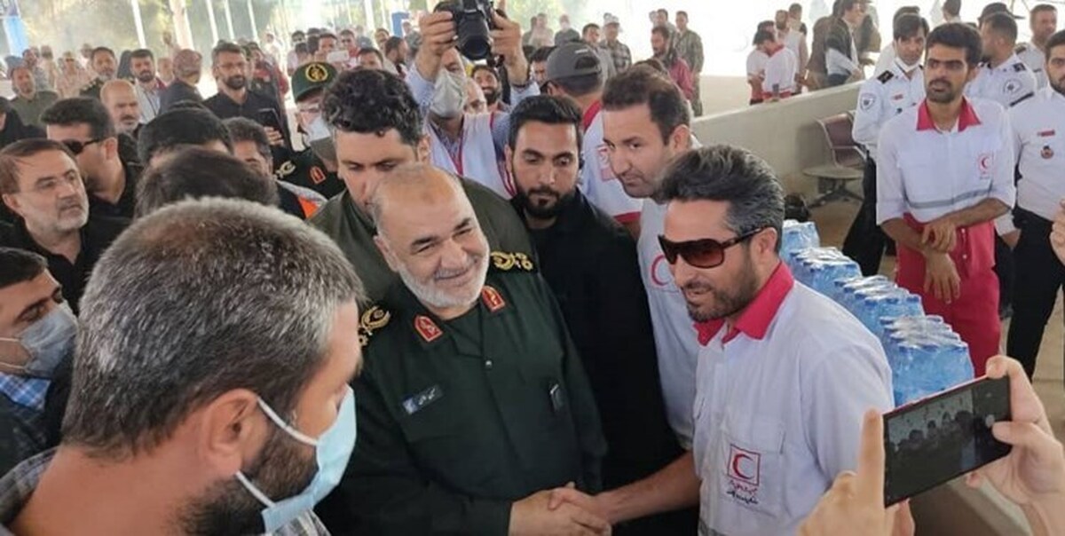 بازدید فرمانده کل سپاه از مرز چذابه
