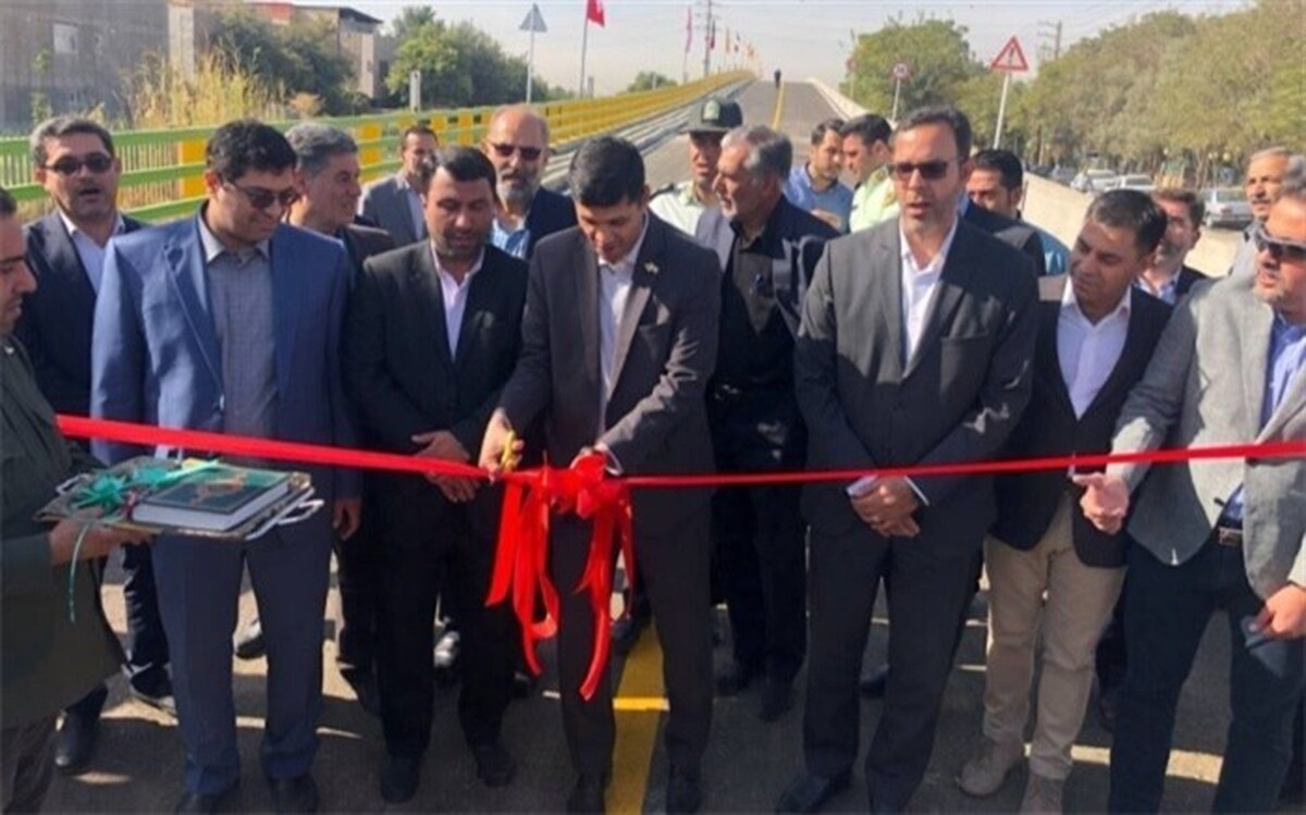 بزرگترین پل روگذر راهآهن کشور افتتاح شد
