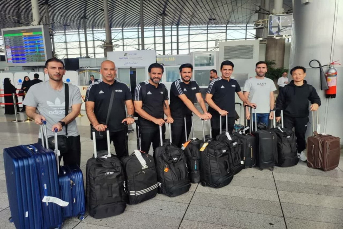 ورود داوران و ناظر امنیتی بازی پرسپولیس – استقلال تاجیکستان به تهران