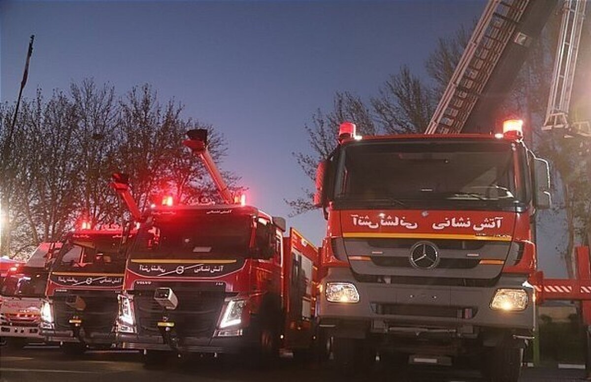 رونمایی از نسل جدید خودروهای آتشنشانی تهران
