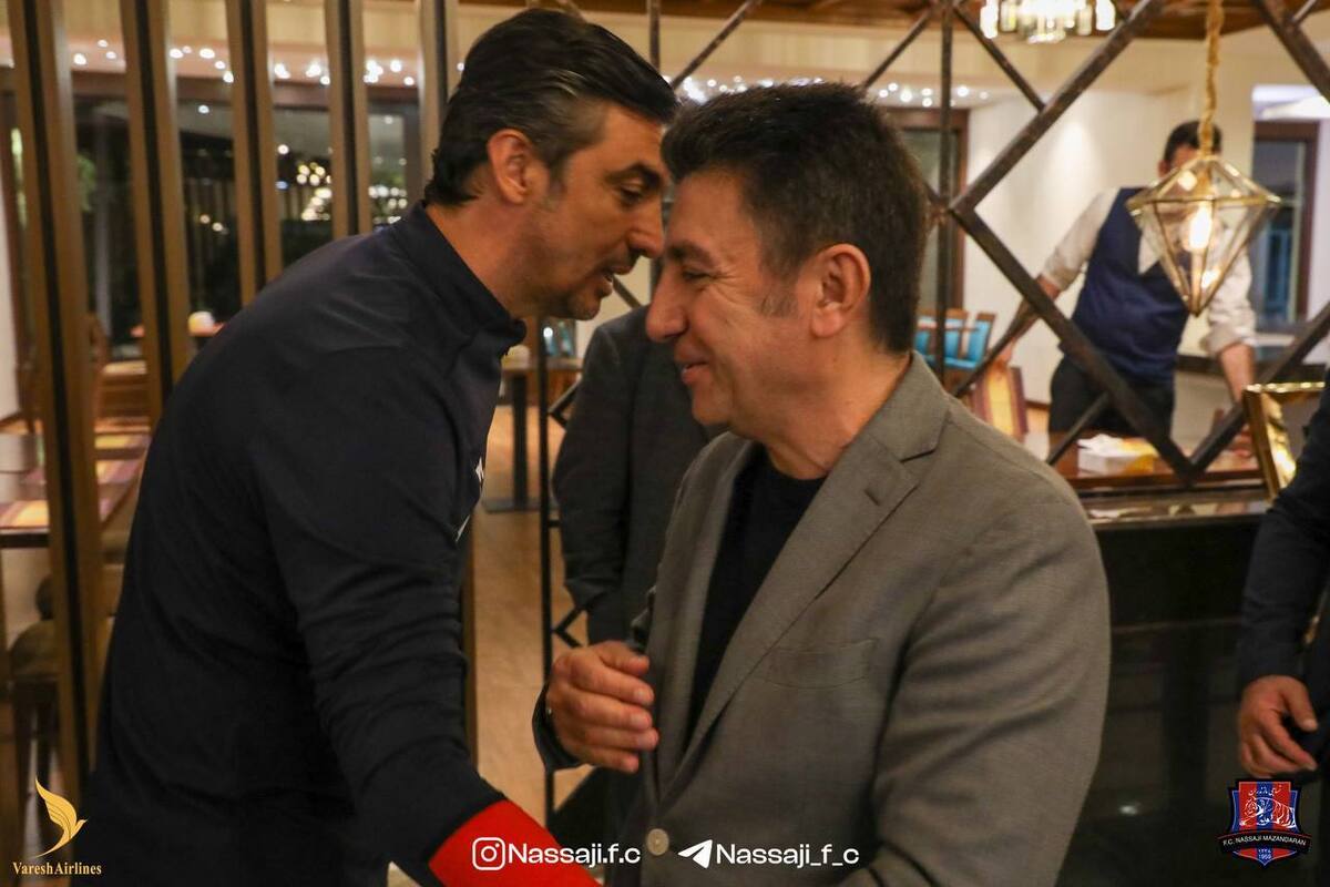حضور تاج، بهاروند و قلعه نویی در اردوی نساجی پیش از بازی با نوبهار ازبکستان+ عکس